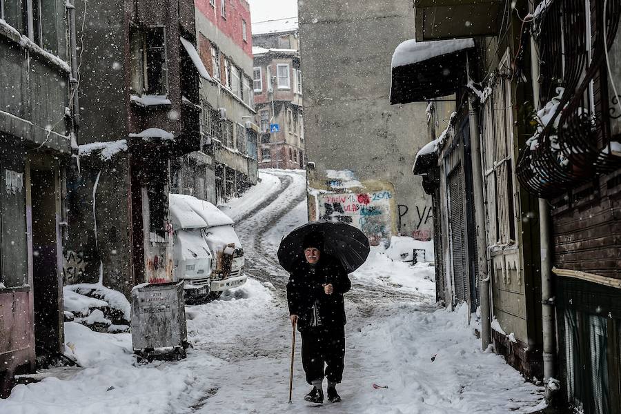 Fotos del Temporal en Estambul