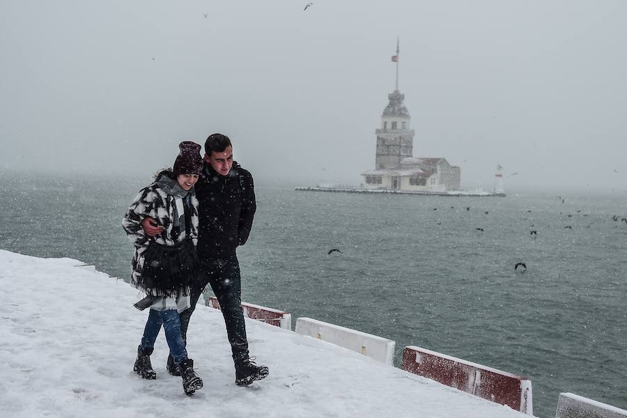 Fotos del Temporal en Estambul