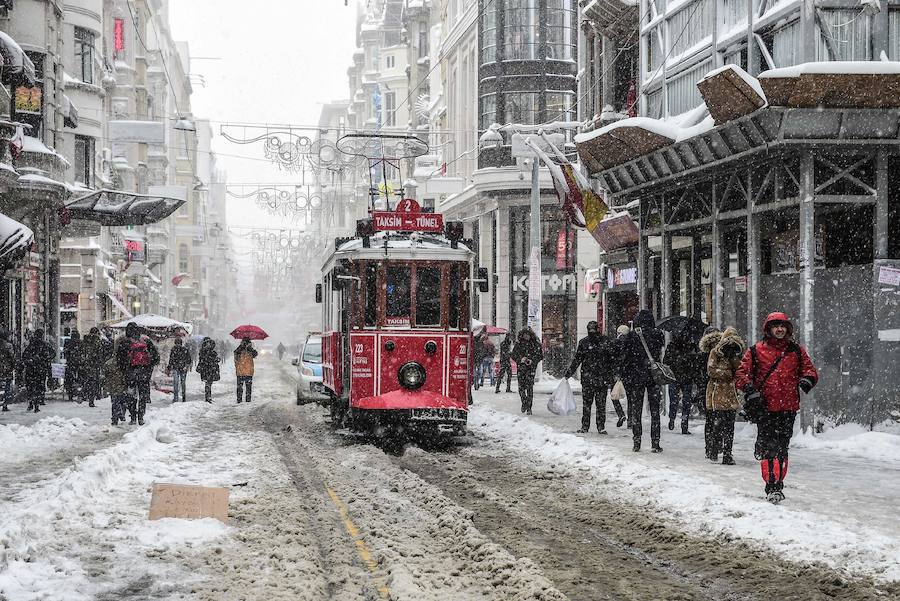 Fotos del Temporal en Estambul