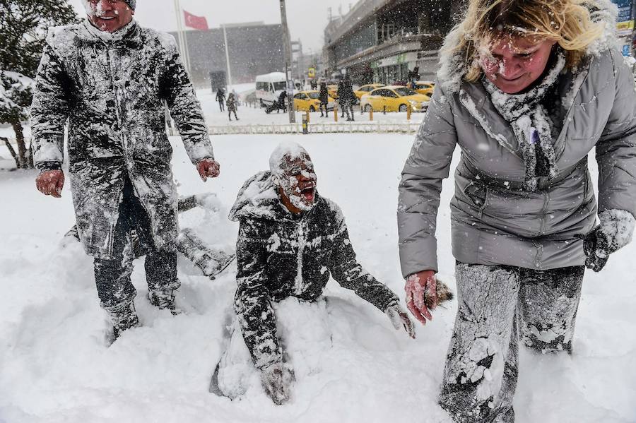 Fotos del Temporal en Estambul