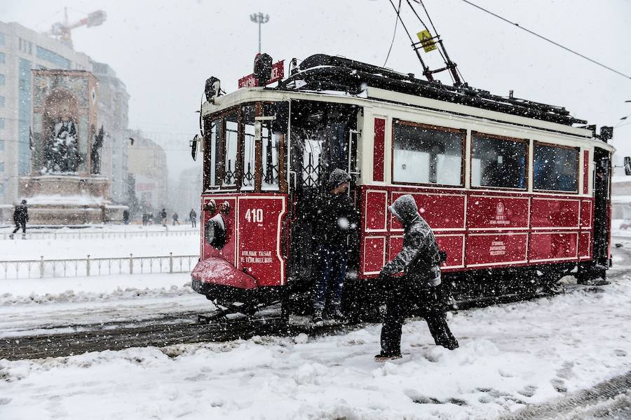 Fotos del Temporal en Estambul