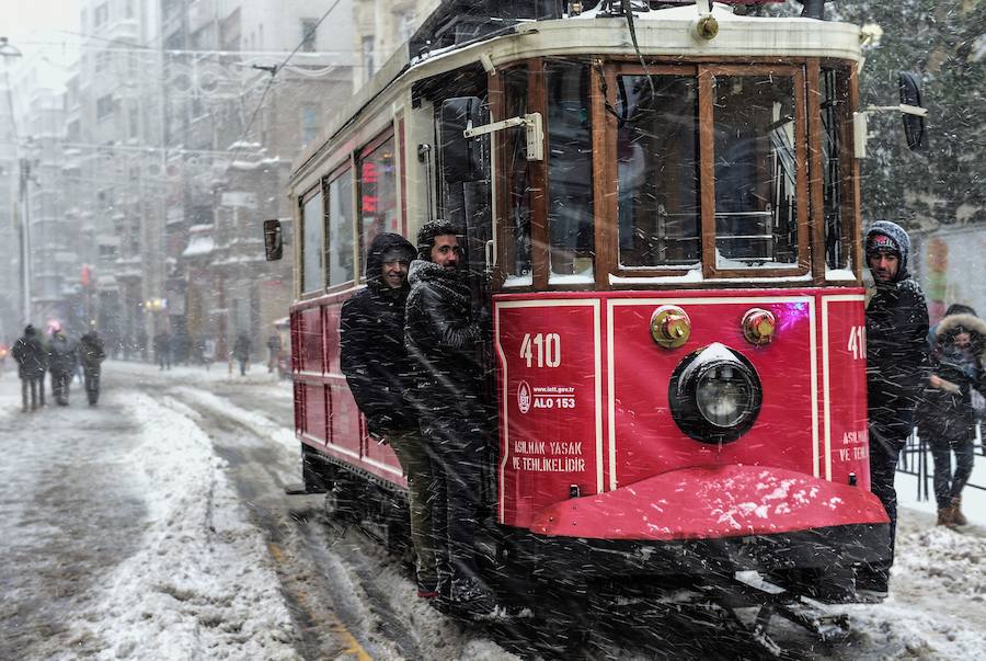 Fotos del Temporal en Estambul