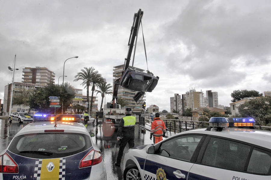 Accidente de coche en La Albufereta