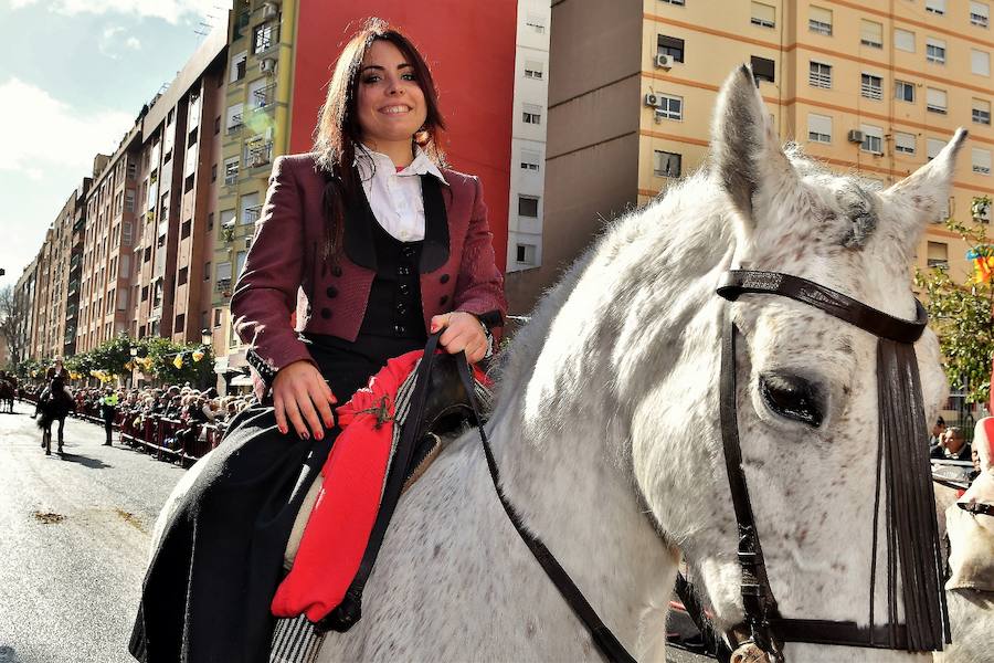 Fotos de la bendición de animales en Valencia durante la procesión de San Antonio Abad