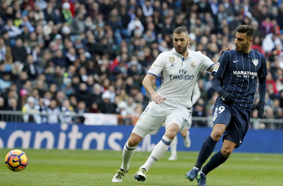 Las imágenes del Real Madrid-Málaga