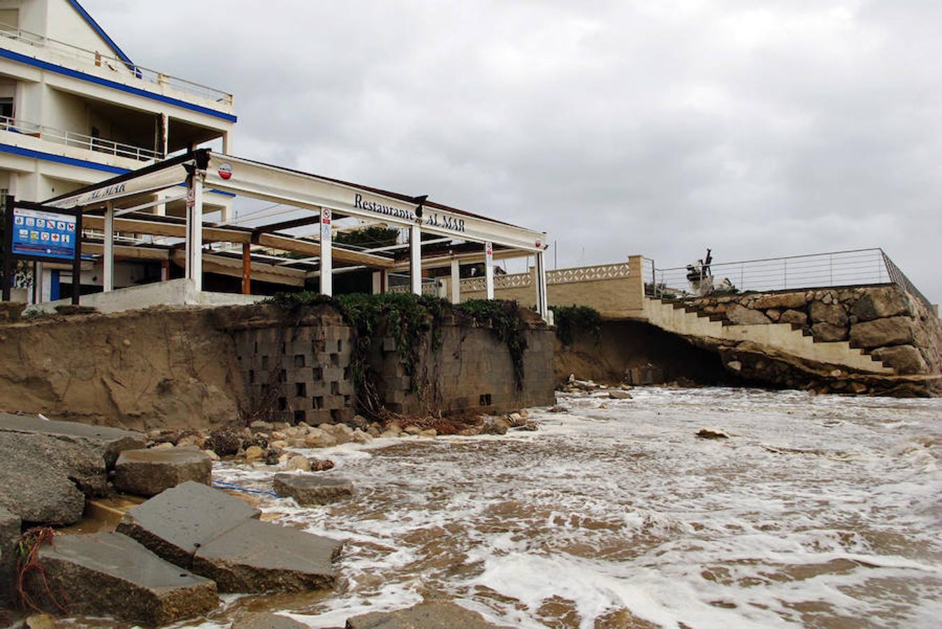 Temporal en Xàbia y Dénia en enero