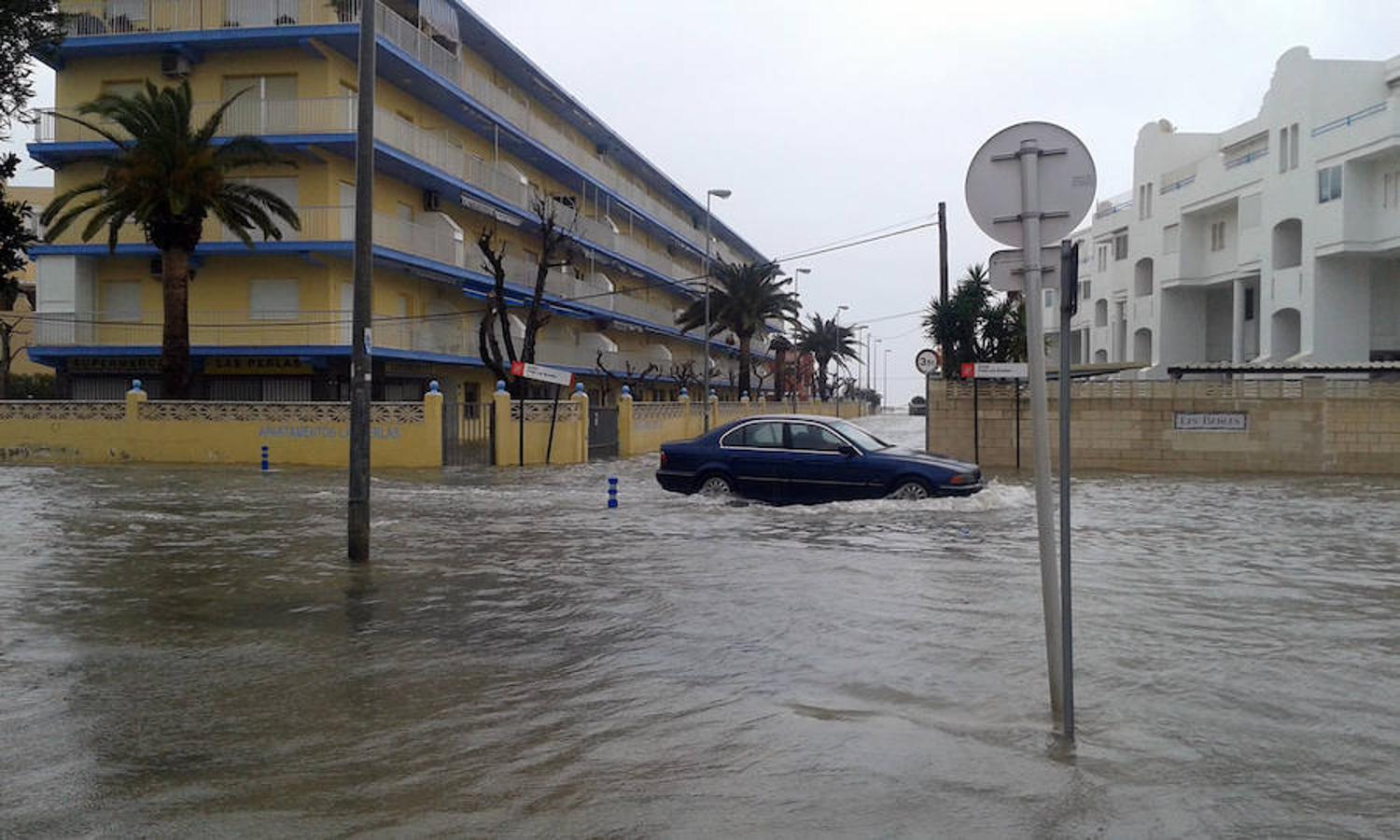 Temporal en Xàbia y Dénia en enero