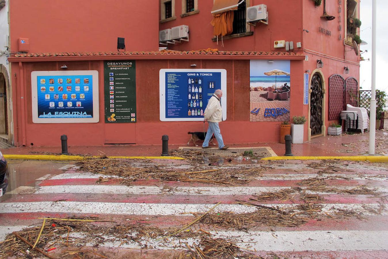 Temporal en Xàbia y Dénia en enero