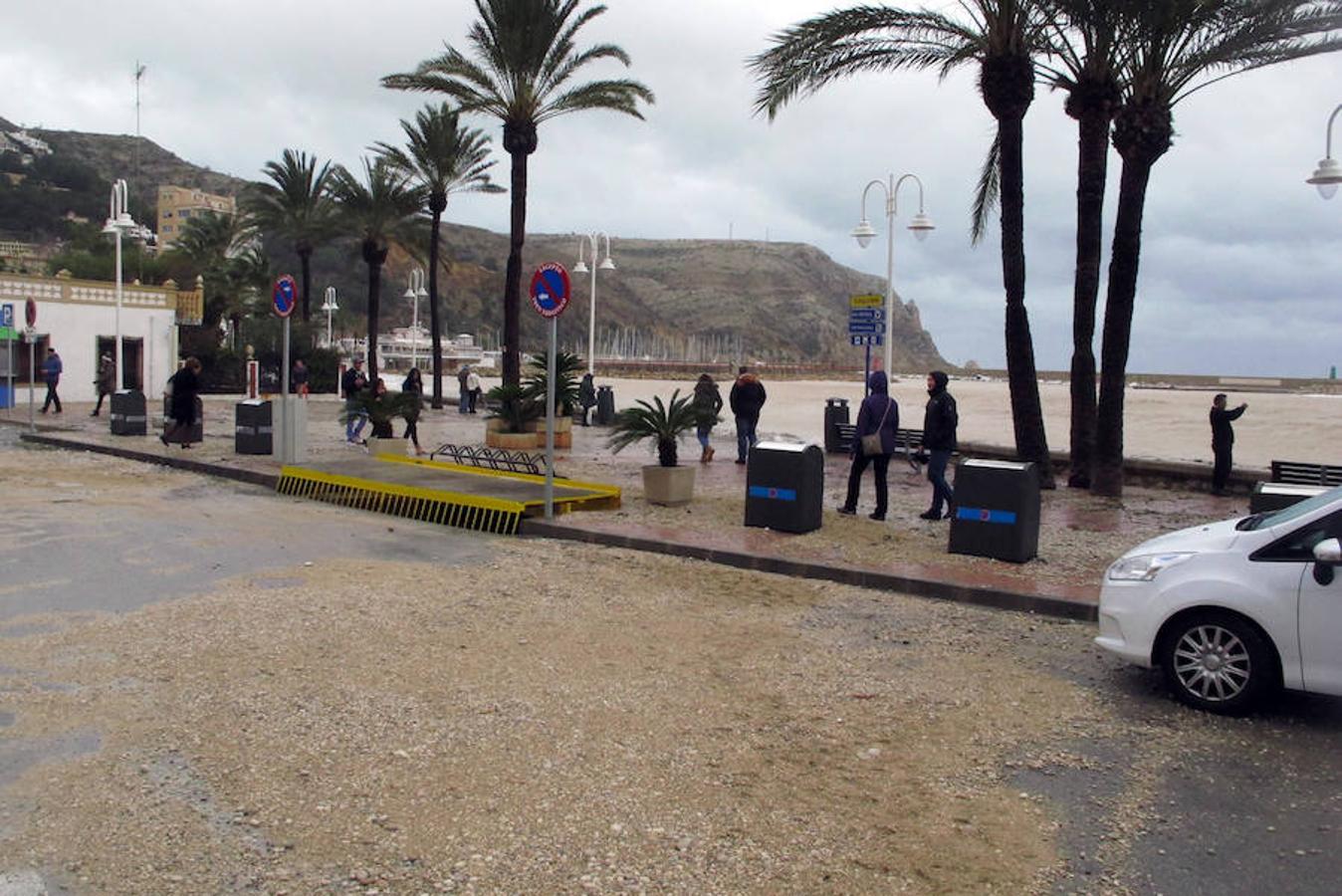 Temporal en Xàbia y Dénia en enero