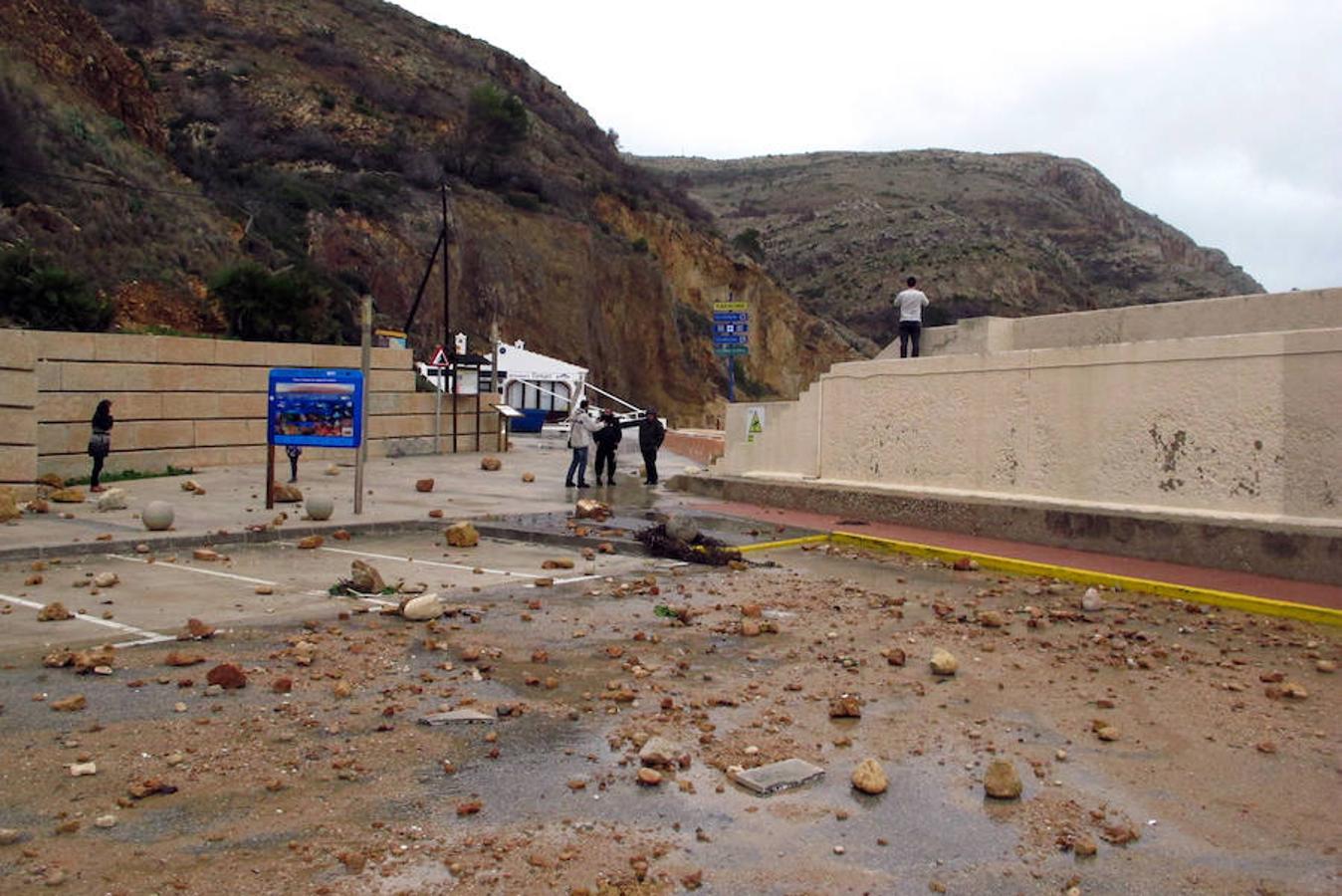 Temporal en Xàbia y Dénia en enero