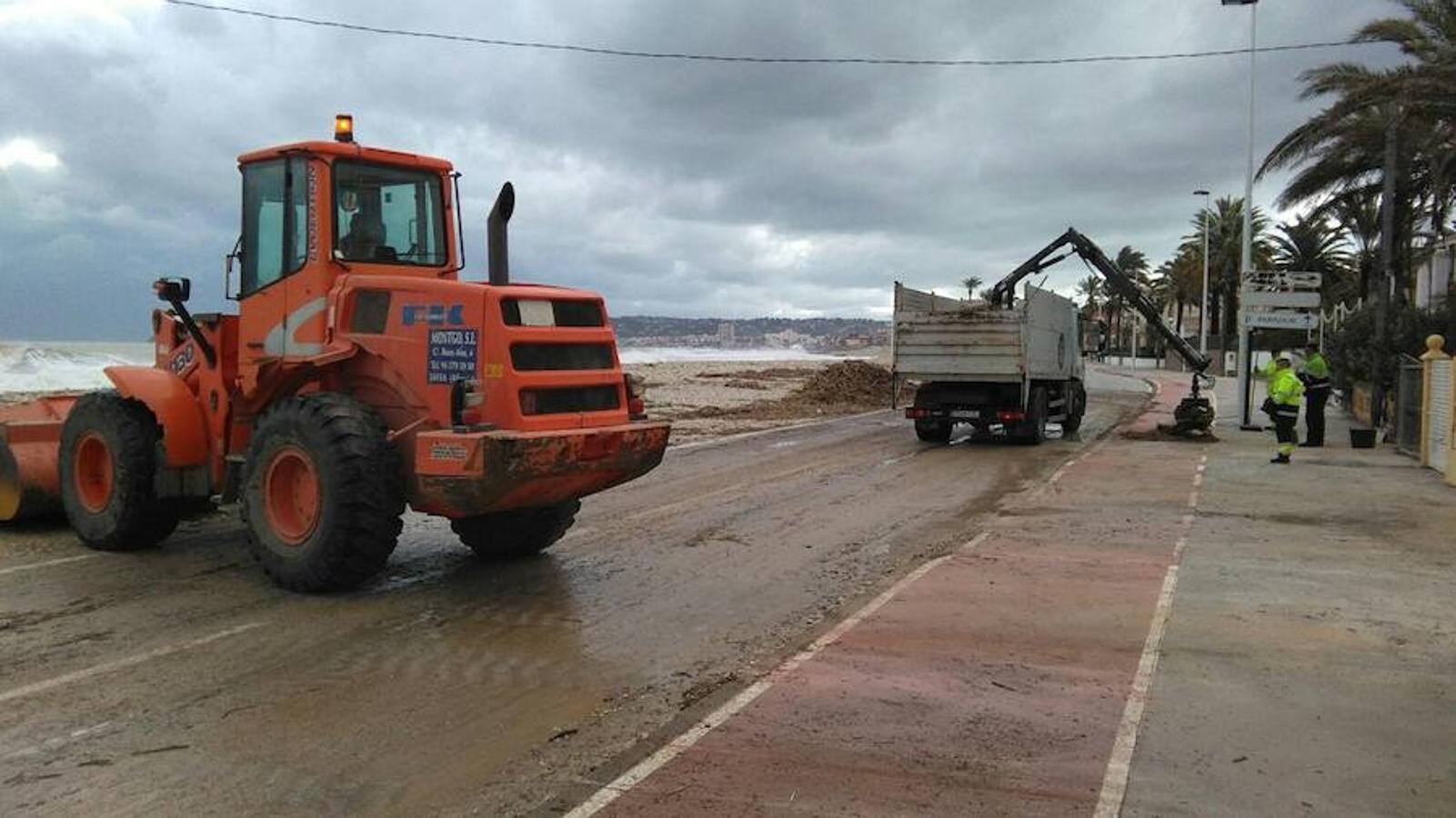 Temporal en Xàbia y Dénia en enero