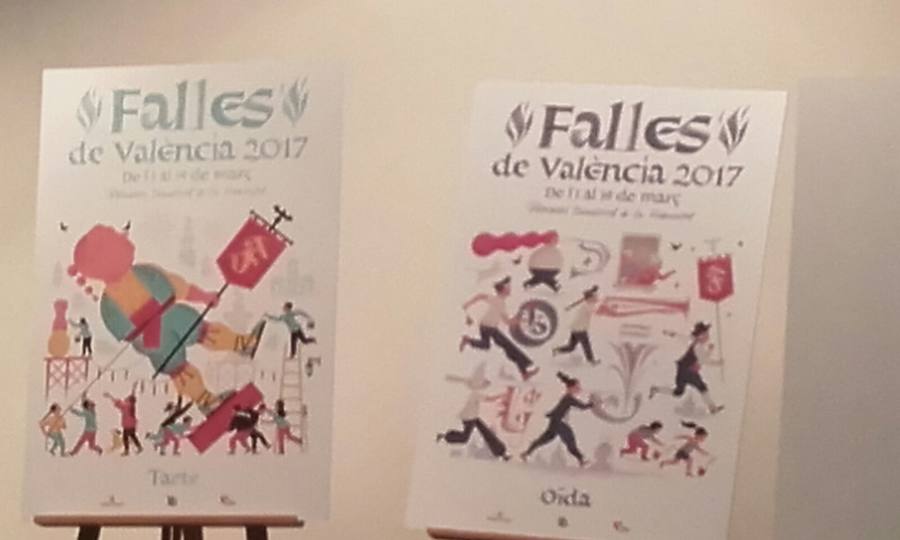 Fotos de la presentación de los carteles de Fallas 2017