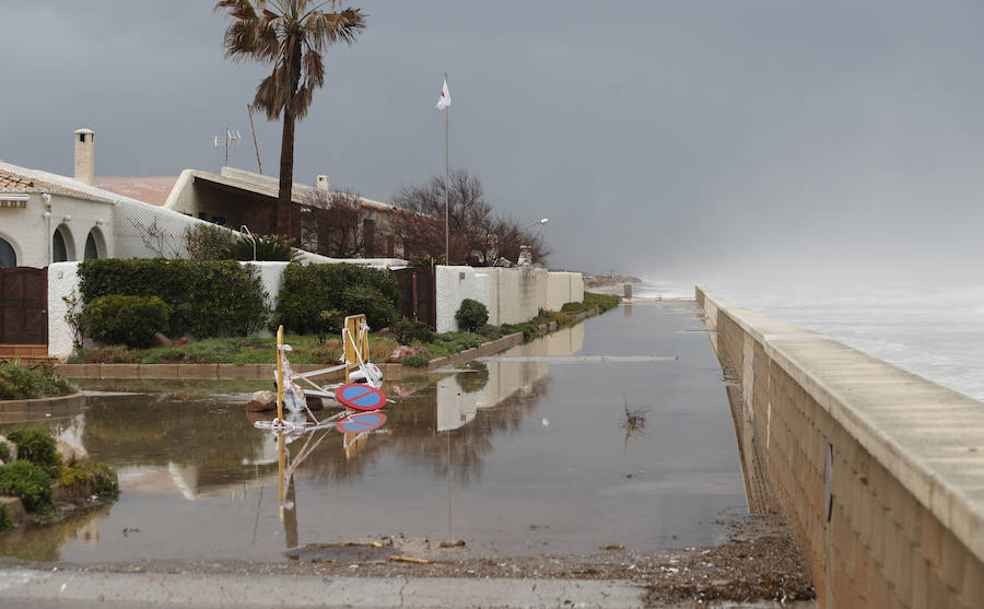 Fotos de El Saler y Pinedo durante el temporal