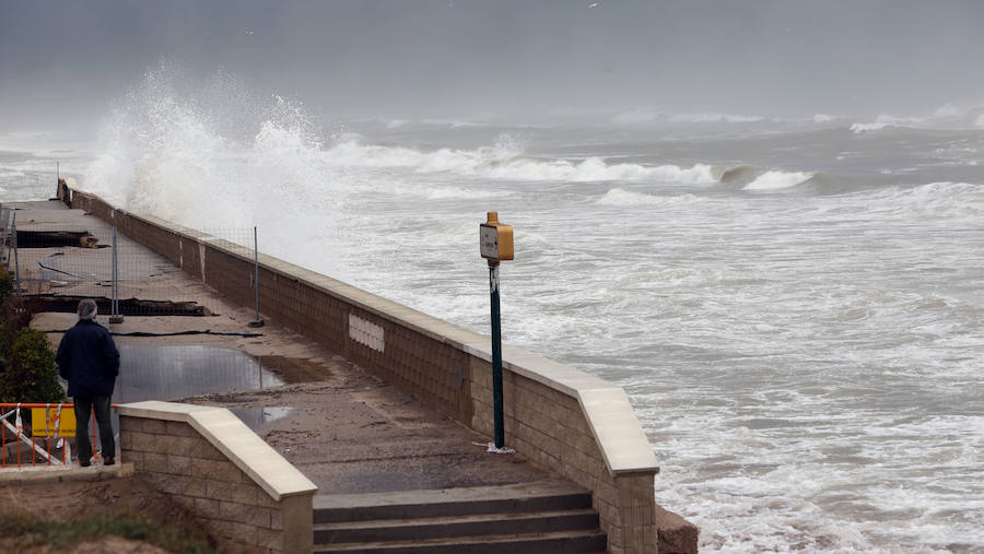 Fotos de El Saler y Pinedo durante el temporal