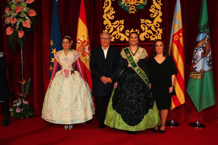 Fotos de la exaltación de la fallera mayor de Valencia, Raquel Alario