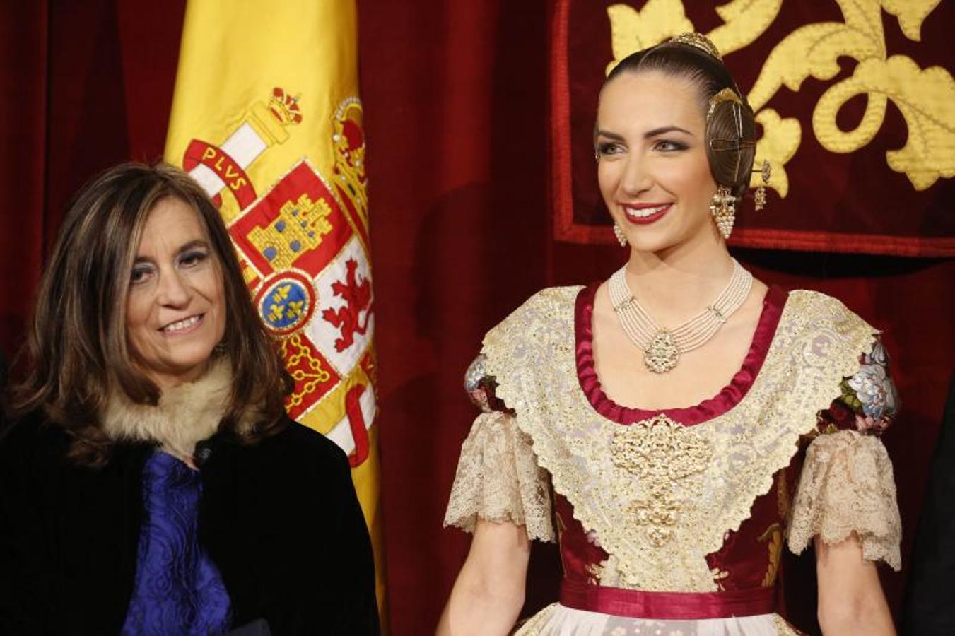 Fotos de la exaltación de la fallera mayor de Valencia, Raquel Alario