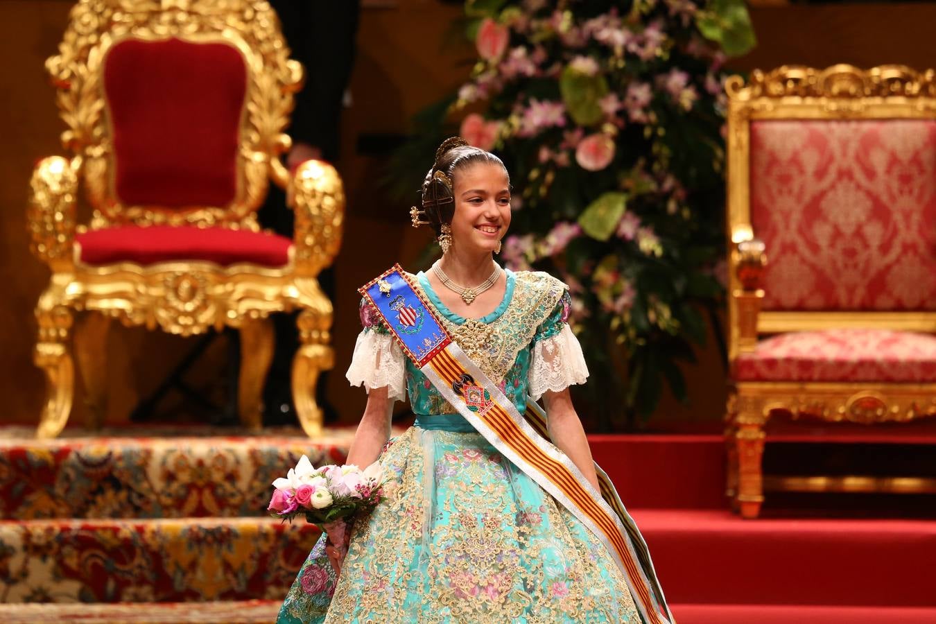 Fotos de la exaltación de la fallera mayor infantil de Valencia 2017