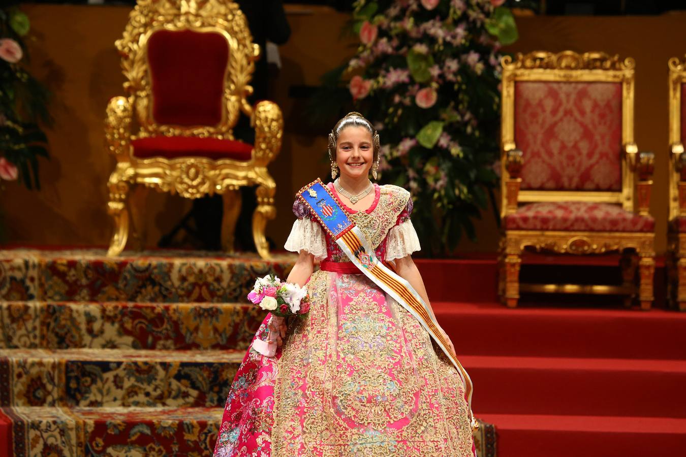 Fotos de la exaltación de la fallera mayor infantil de Valencia 2017