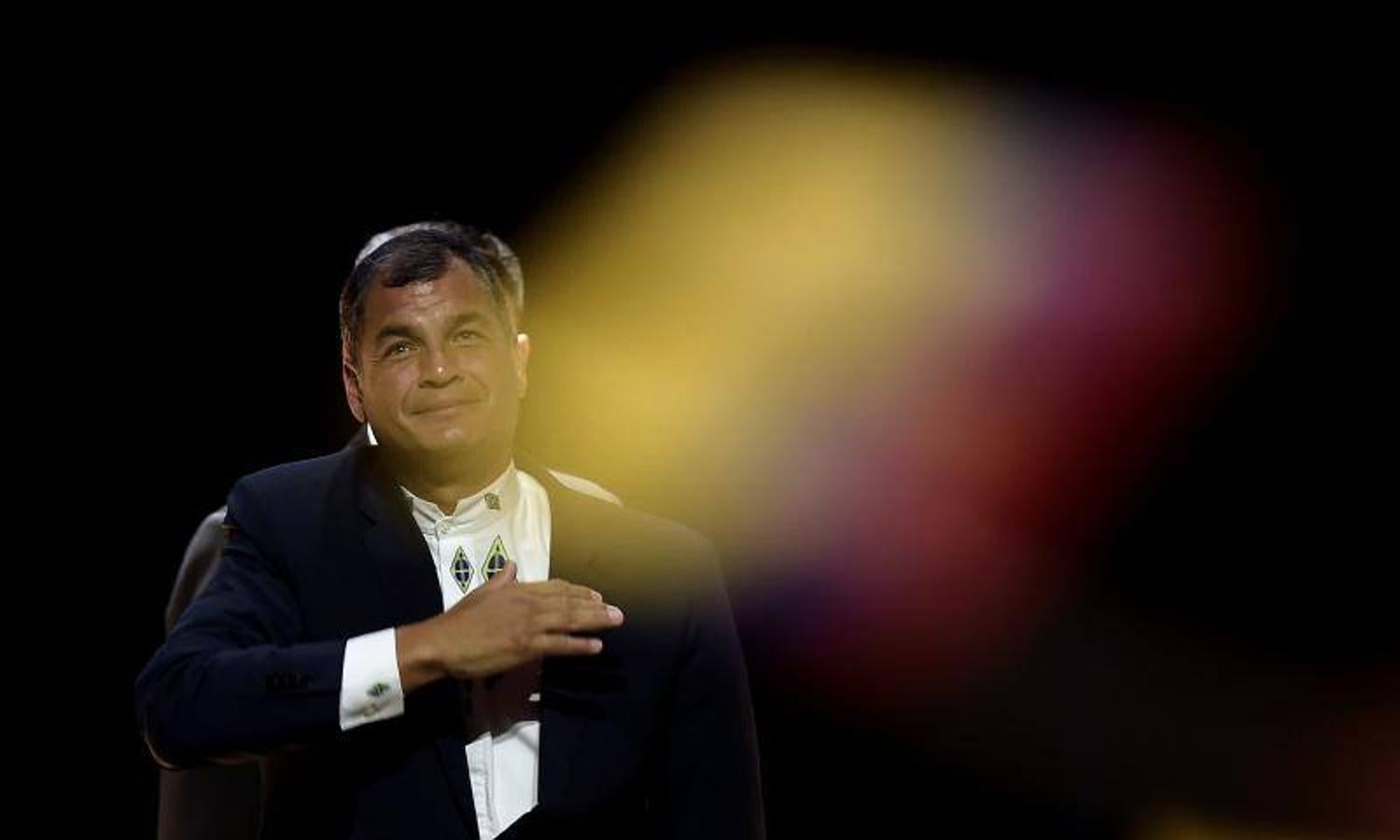 Fotos de Rafael Correa, presidente de Ecuador, en su visita a Valencia