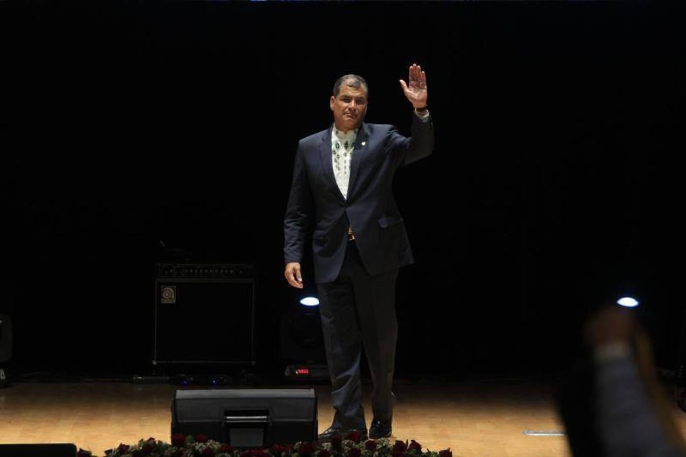 Fotos de Rafael Correa, presidente de Ecuador, en su visita a Valencia