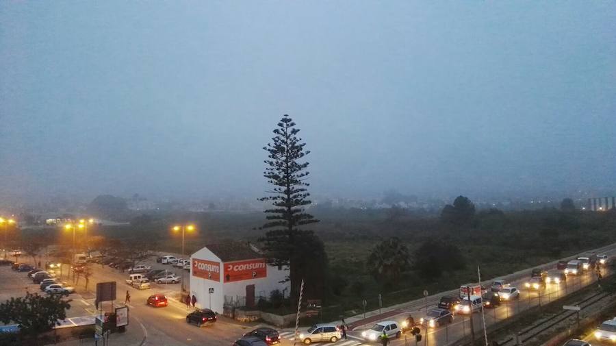 Niebla en Dénia.