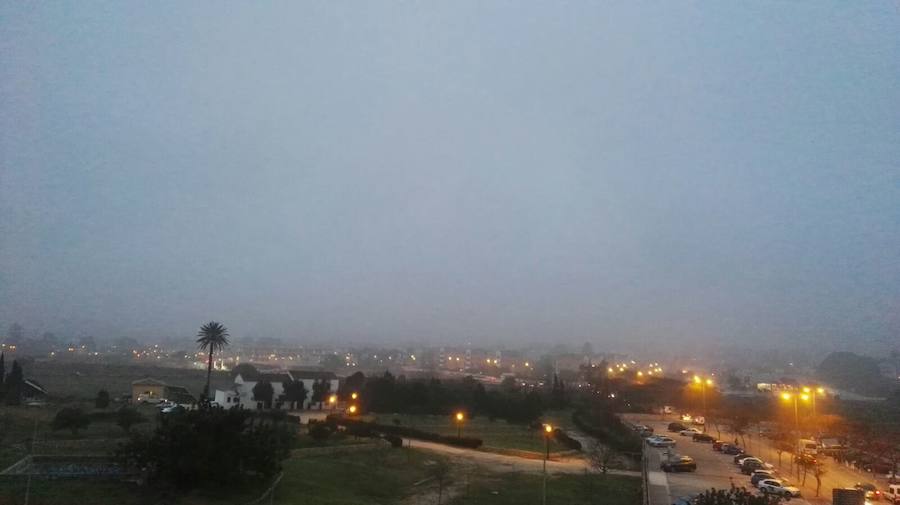 Niebla en Dénia.