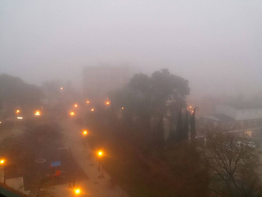 Niebla en Valencia.