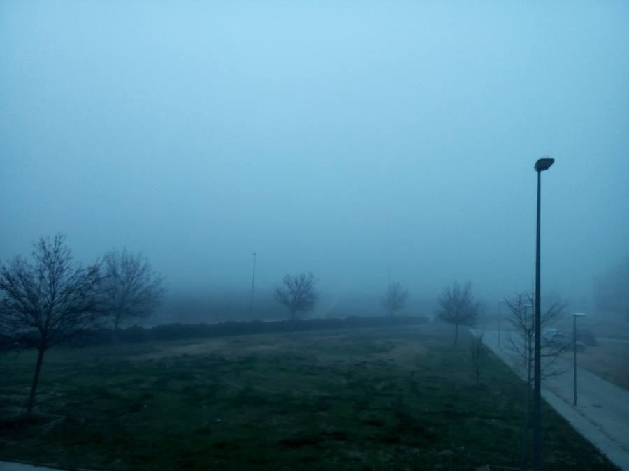 Niebla en L'Alcúdia de Carlet.