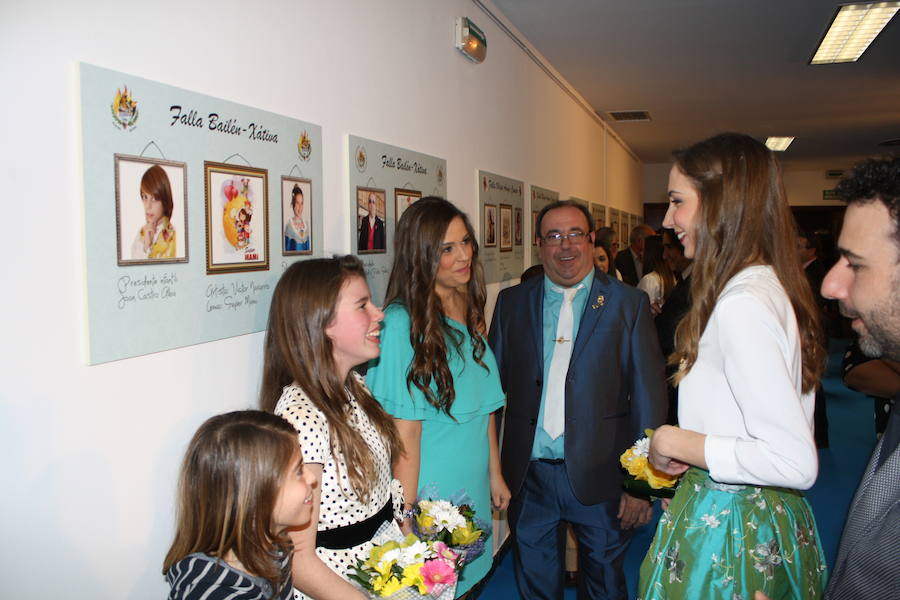 Fotos de la inauguración de la exposición de bocetos de la Agrupación Fallas Centro