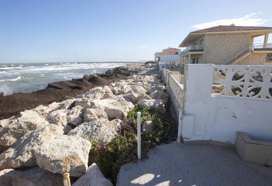 Fotos de los daños del temporal en las playas valencianas