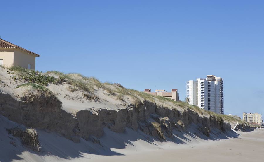 Fotos de los daños del temporal en las playas valencianas