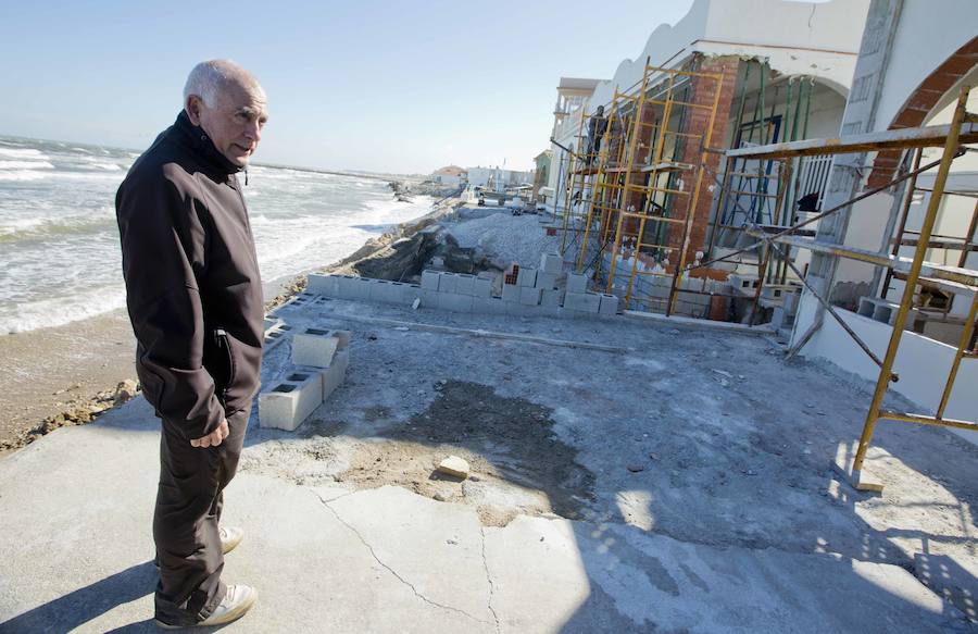 Fotos de los daños del temporal en las playas valencianas