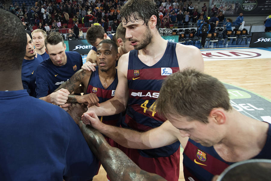 Fotos de la semifinal de Copa del Rey disputado entre el Barcelona y el Valencia Basket