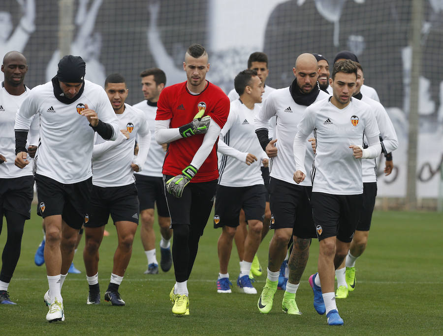 Fotos del entrenamiento del Valencia CF