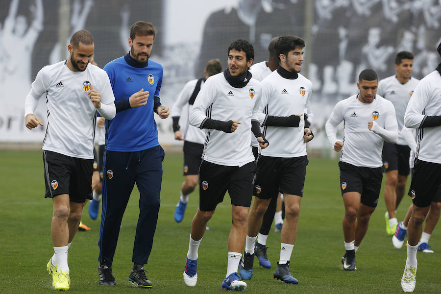 Fotos del entrenamiento del Valencia CF