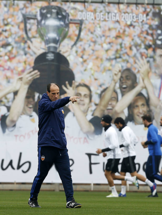 Fotos del entrenamiento del Valencia CF