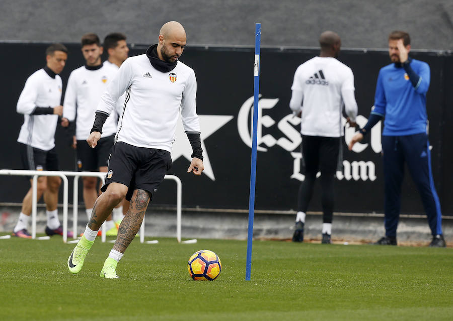 Fotos del entrenamiento del Valencia CF