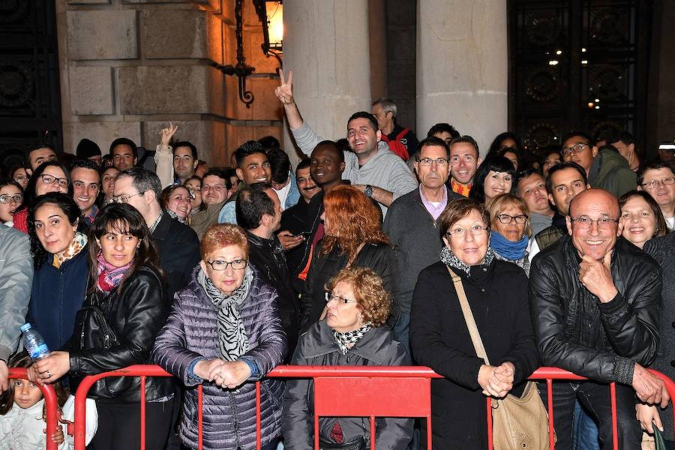 Fotos de la mascletà nocturna del sábado 11 de marzo. Fallas 2017