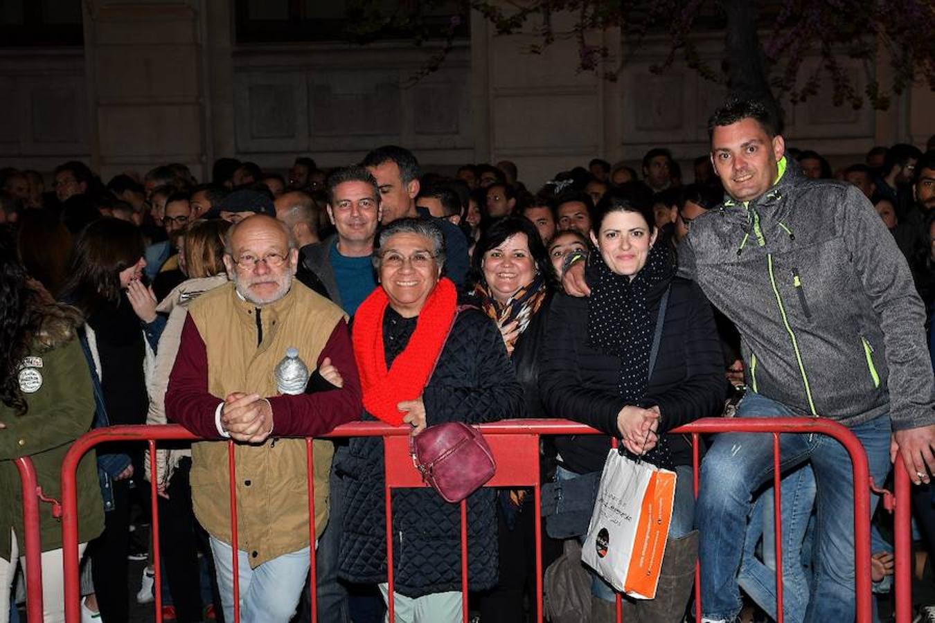 Fotos de la mascletà nocturna del sábado 11 de marzo. Fallas 2017