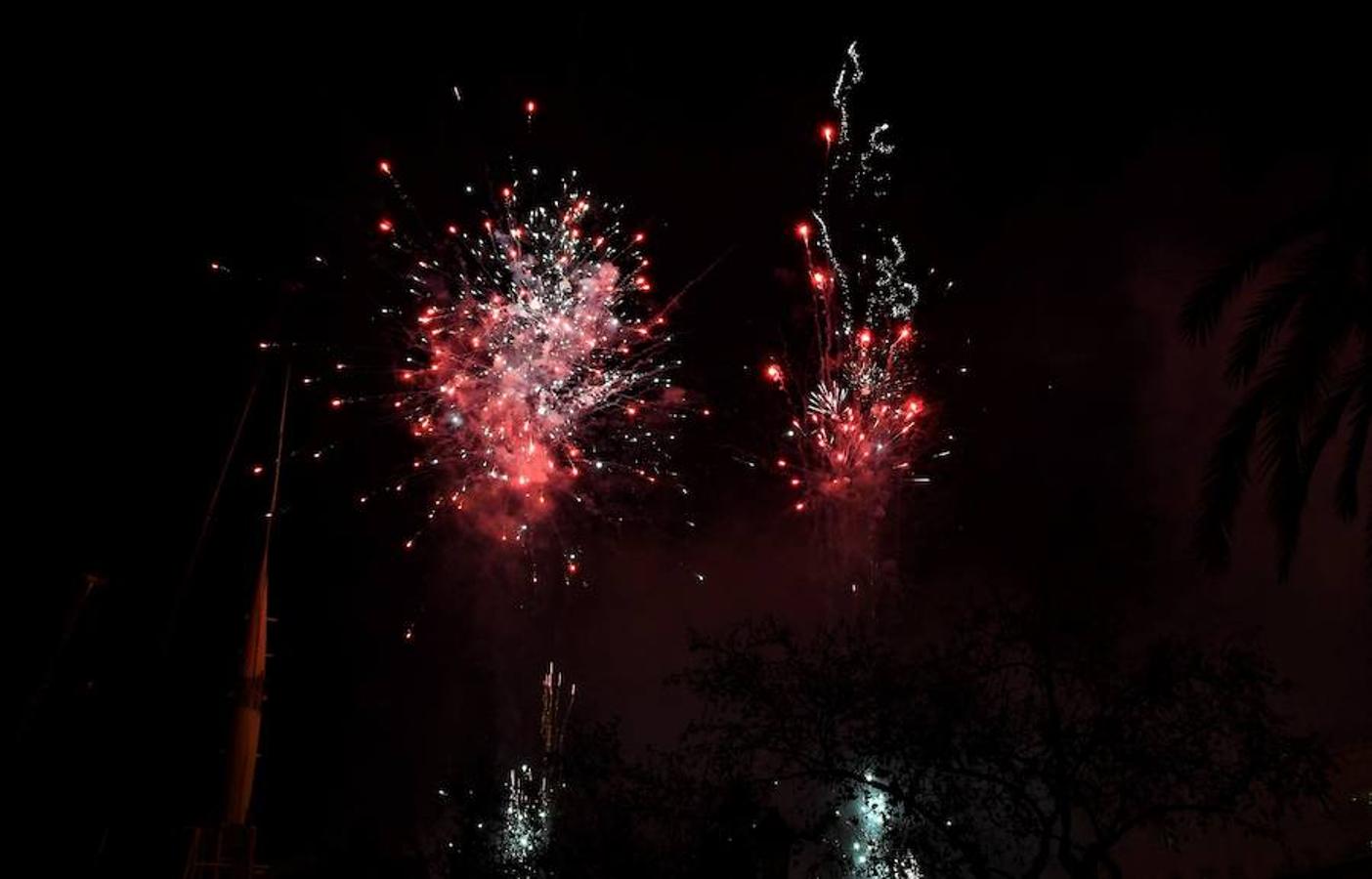 Fotos de la mascletà nocturna del sábado 11 de marzo. Fallas 2017