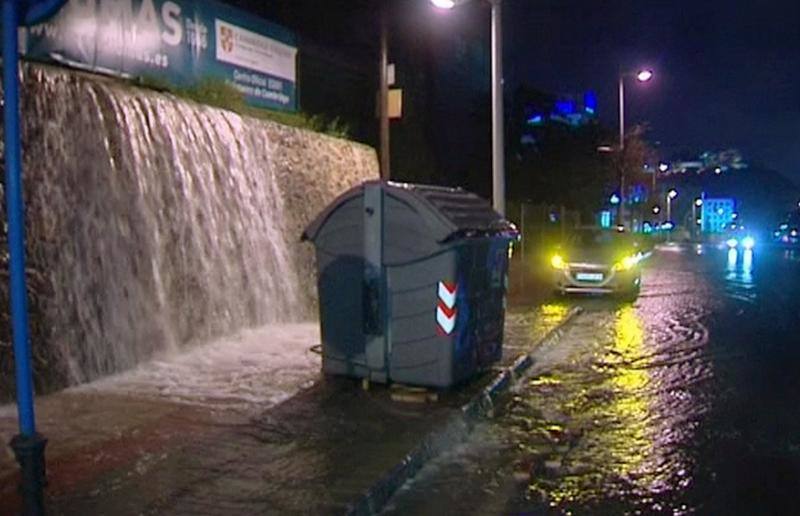 Fotos del temporal de lluvia y viento en Alicante de marzo de 2017