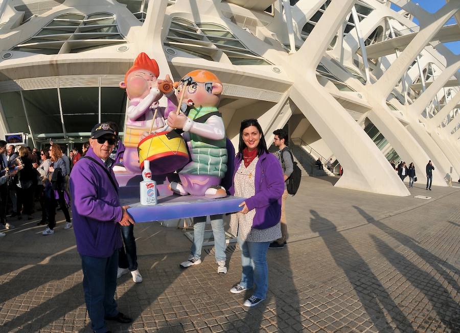 Fotos de la recogida de los ninots en la Exposición del Ninot 2017