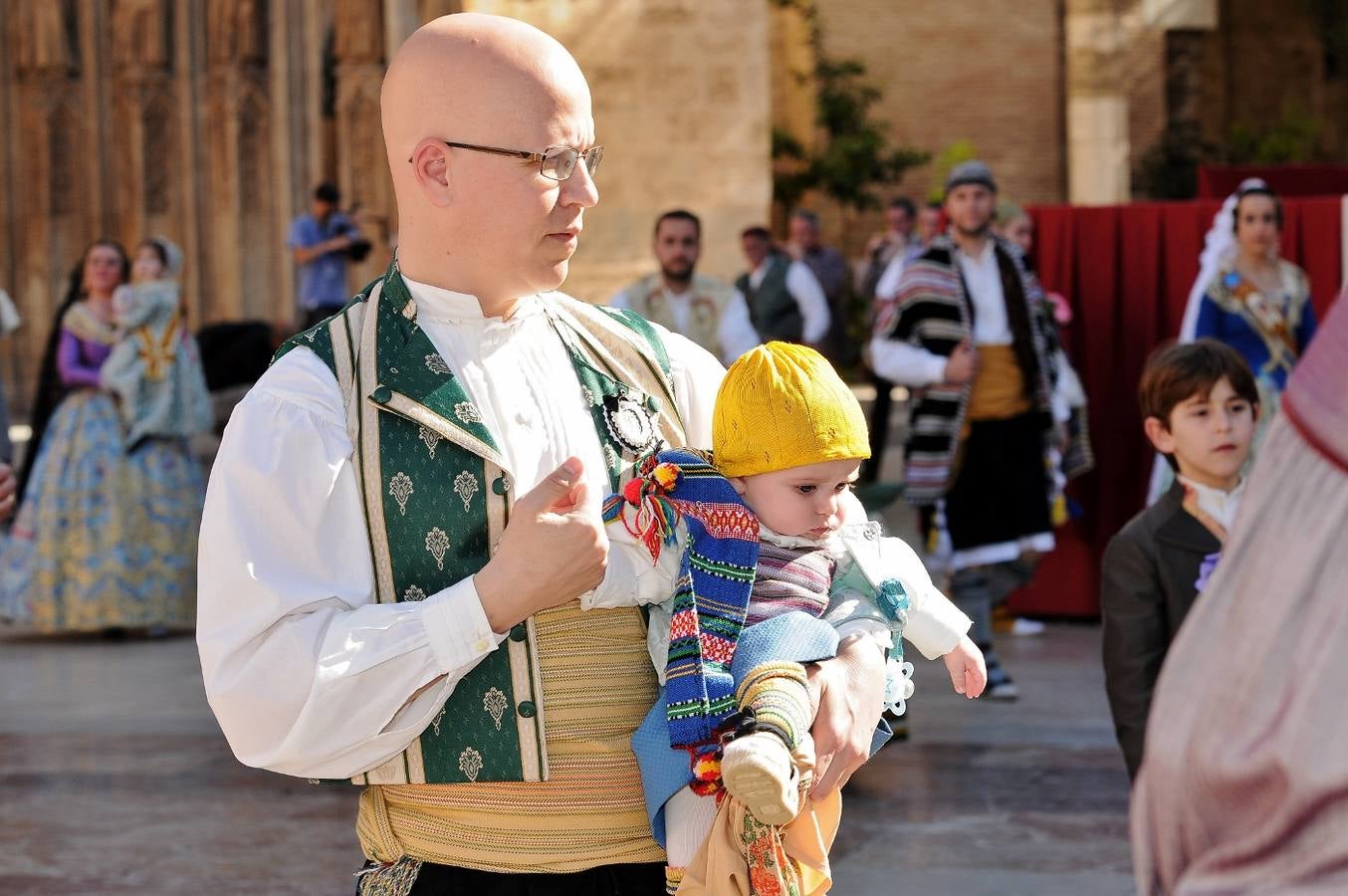 Fotos de la Ofrenda de las Fallas 2017 de hoy viernes (1)