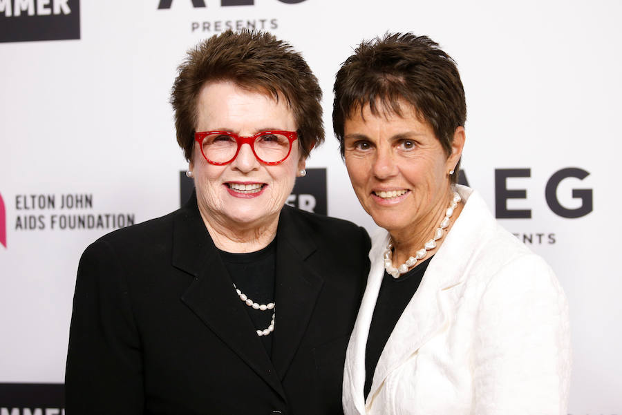 Billie Jean King (i) y su compañera Ilana Kloss.