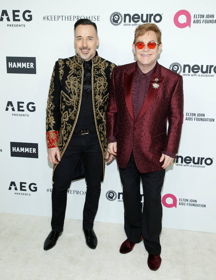 David Furnish y Elton John.