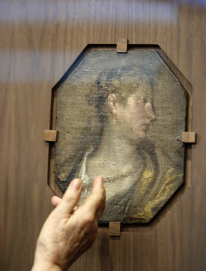 Fotos de la presentación de una pintura de Velázquez en el museo San Pío V