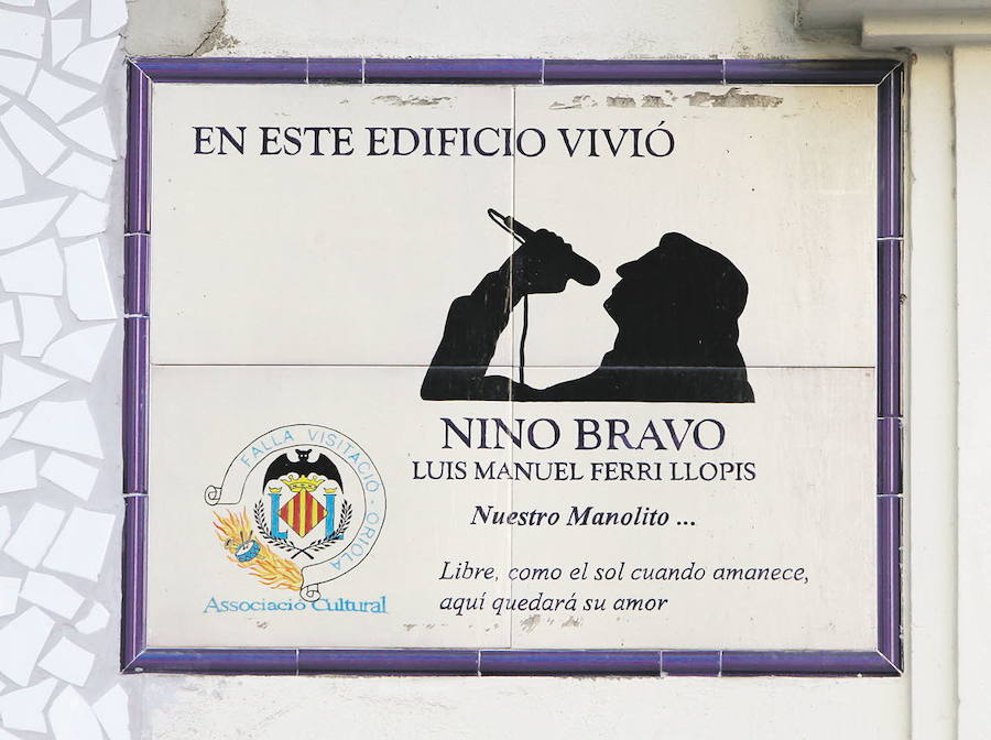 Placa situada en la calle Visitación de Valencia.
