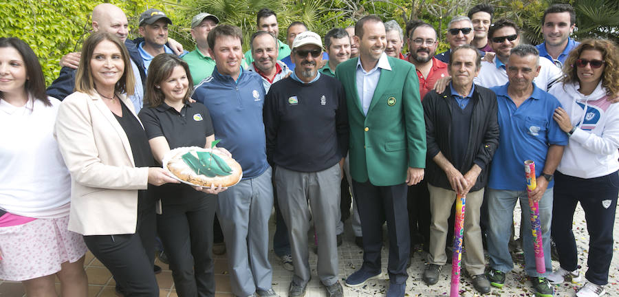 Fotos de la llegada de Sergio García tras ganar el Masters de Augusta
