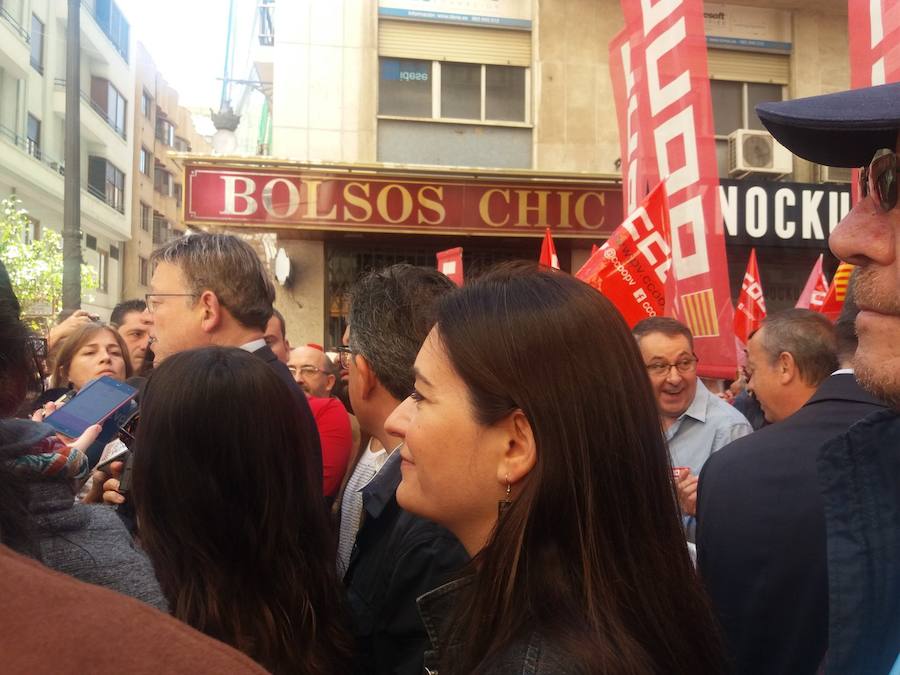 Fotos de las manifestaciones del 1 de mayo, Día del Trabajador, en Valencia ciudad