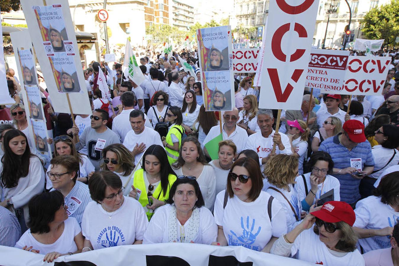 Fotos manifestación por la libertad educativa (I)